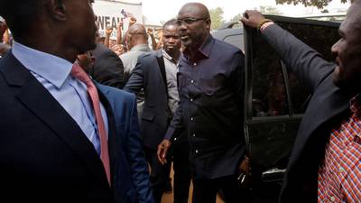 George Weah’s camp says he is set to win Liberian election