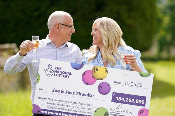 UK EuroMillions winners ‘It gives us time to dream, we haven’t had before’