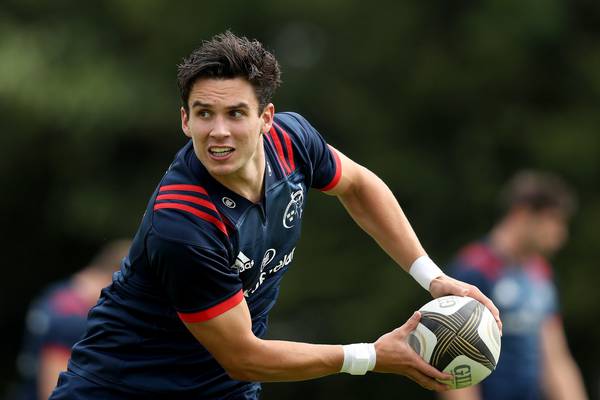 Joey Carbery on the bench for Munster’s Pro14 opener