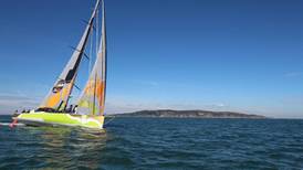 ‘I have to laugh because if I don’t I will cry’: Irish sailor quits round-the-world race after losing mast