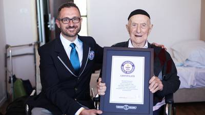 Auschwitz survivor named world’s oldest man