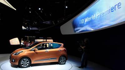 Frankfurt auto show: Hyundai’s new i10 signals new product assault