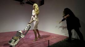 Ivanka Trump criticises art exhibit of lookalike vacuuming breadcrumbs