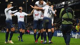 Tottenham put six goals past Everton to enter title race