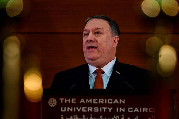 Pompeo attacks Obama and Iran in Middle East speech