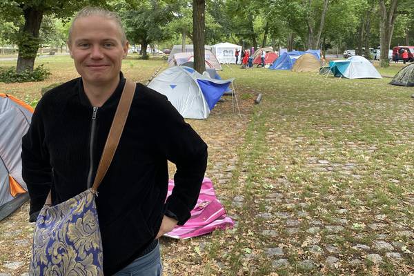 Covid-19 protest camp grows ahead of banned Berlin march