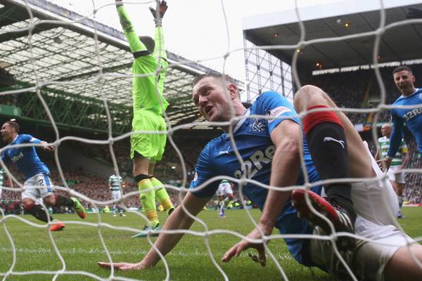 Clint Hill’s late goal secures Old Firm draw for Rangers