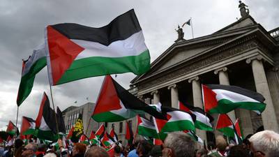 Thousands take part in protest march to Israeli embassy in Dublin