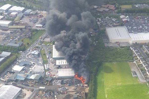 Limerick fire crews battle second large fire in two days