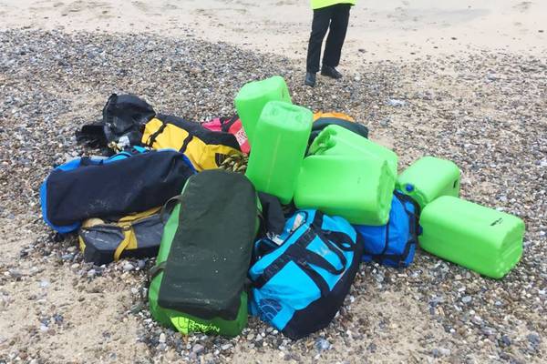 Estimated £50m worth of cocaine washes up on English coast