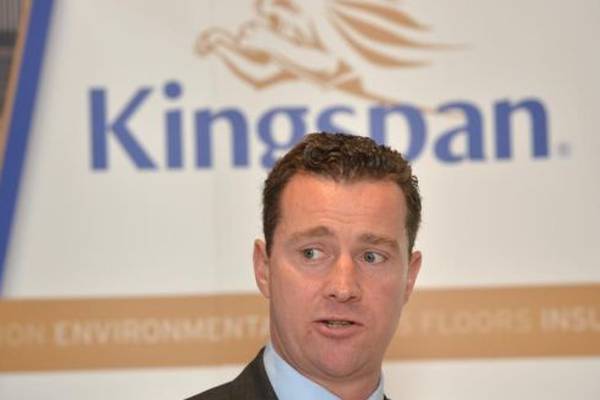 Kingspan shares fall as UK demand ‘softens’ and costs rise
