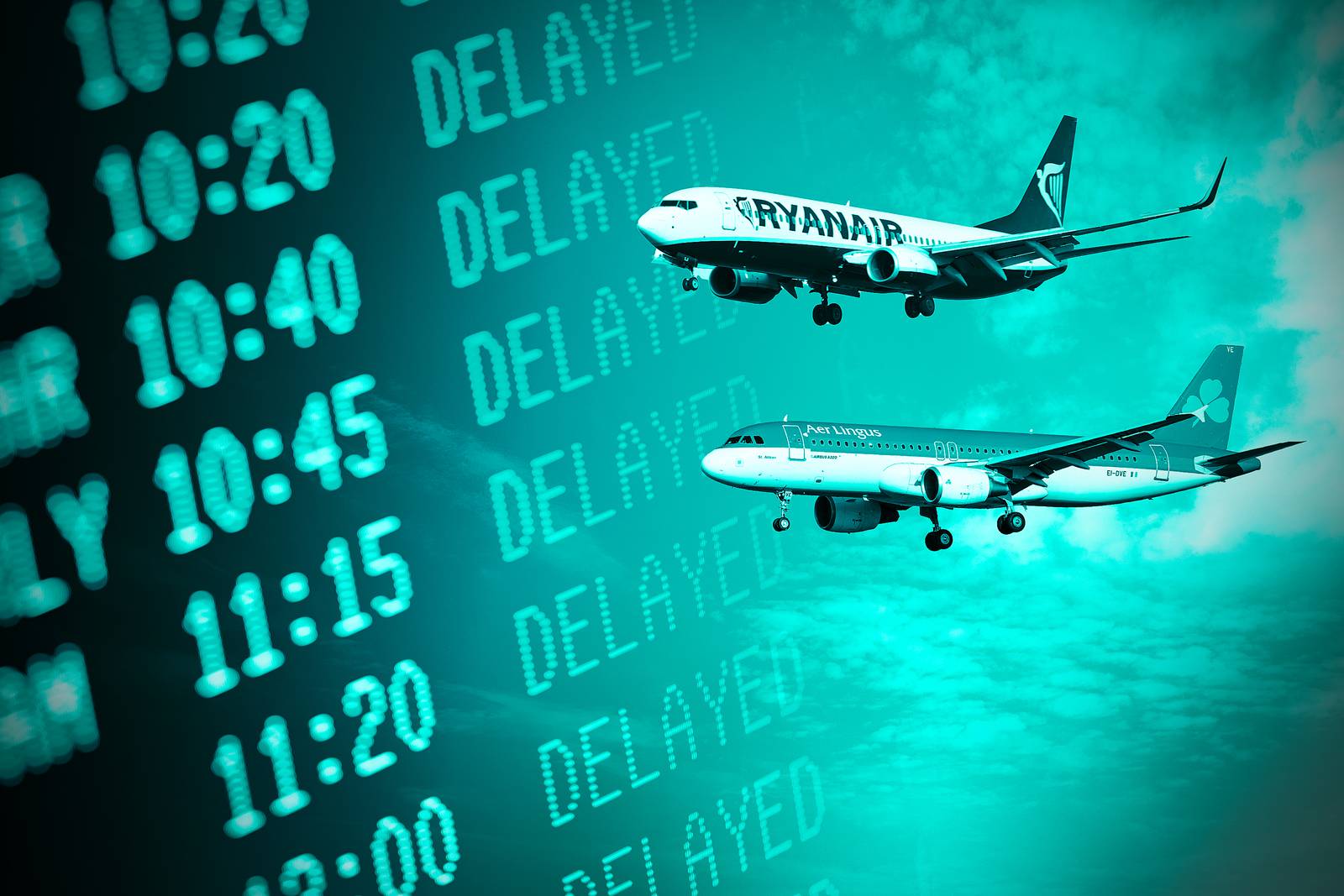 Dublin flights have been delayed and cancelled following a UK air traffic control issue.