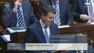 Budget 2019: The full text of Paschal Donohoe’s speech