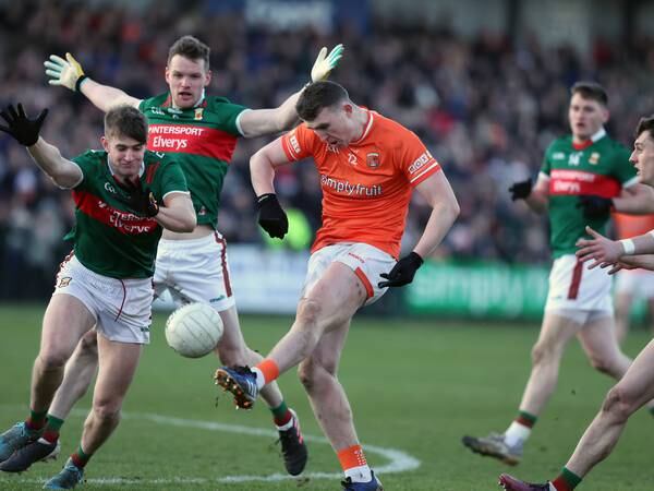 Last-minute Rian O’Neill score rescues point for Armagh against Mayo