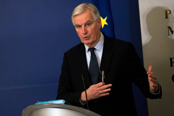 UK’s Brexit transition must finish by end of 2020, says Barnier