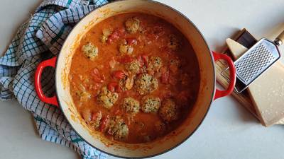 Unfussy comfort food: A big pot of meatballs to fuel the family