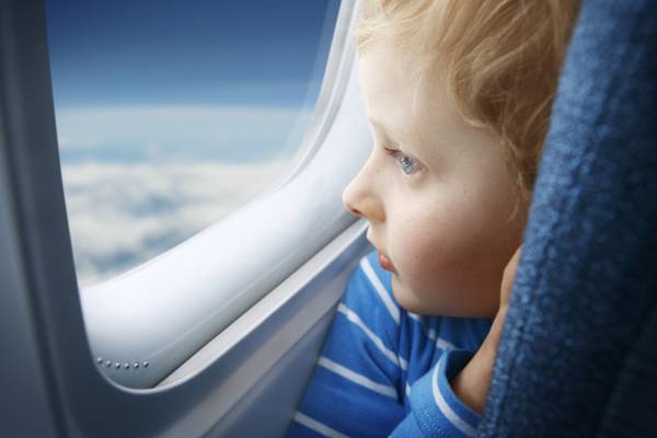 Are we there yet?  Flying with children this summer
