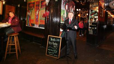 The Sligo pub which hosted a daily Yeats reading for a year