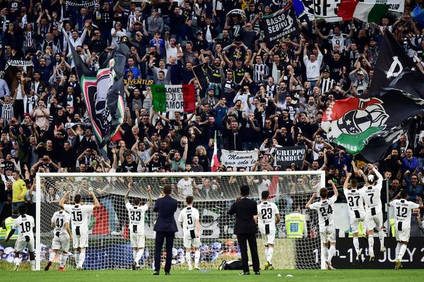 Juventus wrap up eighth successive Italian title