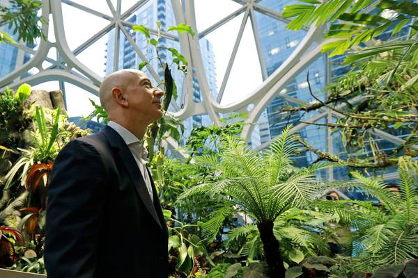 Jeff Bezos pledges $10bn to fund fight against climate change