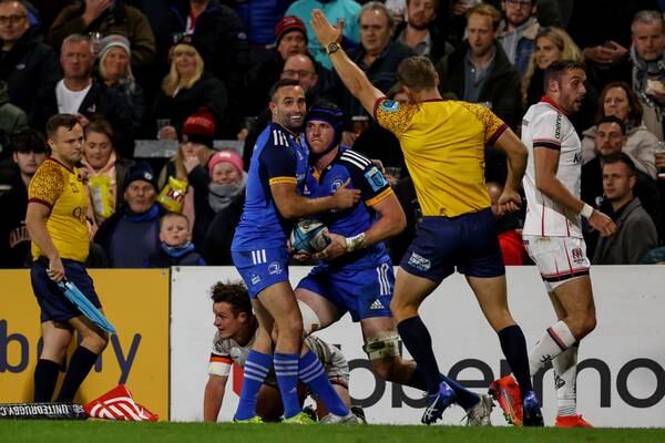 URC: Leinster subdue Ulster as they hang on for victory at Ravenhill