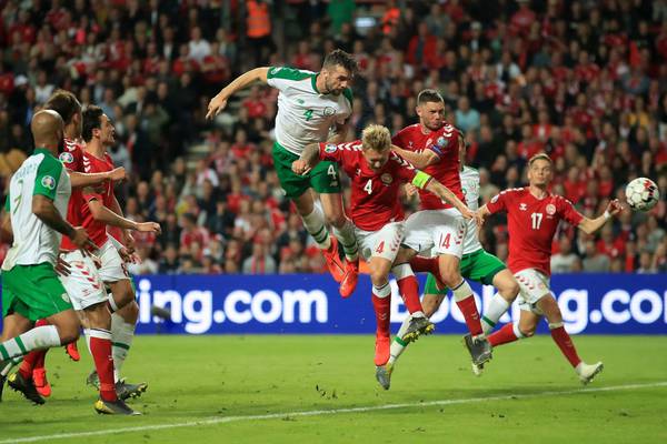 Shane Duffy’s towering header makes Ireland’s point just fine