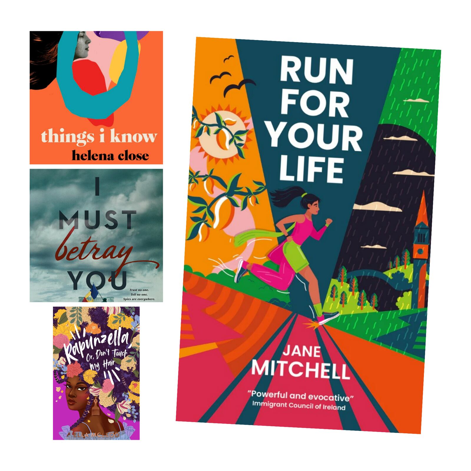 Books of the year 2022 - young adult: Things I Know, I must Betray You, Rapunzella and Run for Your Life