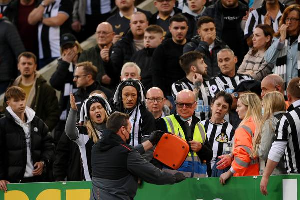 Newcastle v Tottenham: Fan stabilised and in hospital after emergency