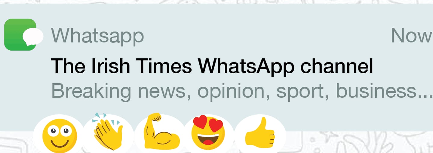 Irish Times Whatsapp logo