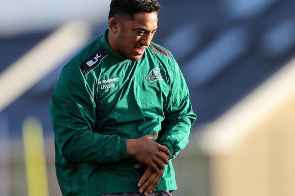 Connacht yet to decide if Bundee Aki will face Leinster