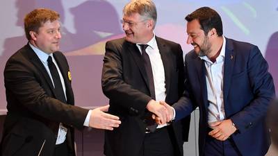 Matteo Salvini launches campaign to forge far-right alliance