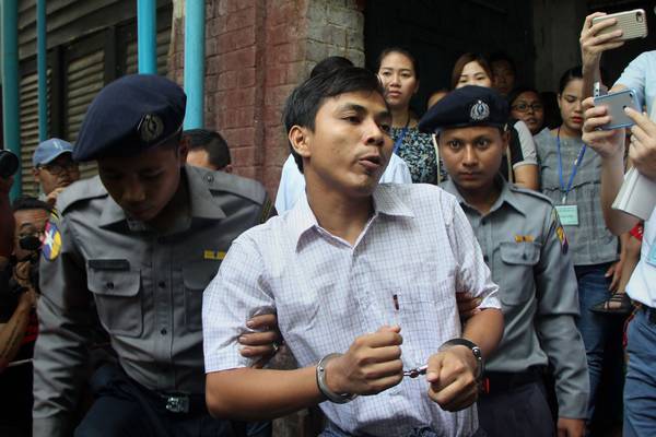 Myanmar court accepts testimony that reporters were framed