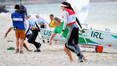 Annalise Murphy’s race postponed due to lack of wind and then too much wind