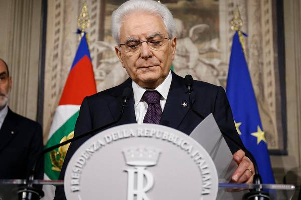 Italy’s president calls in former IMF official amid political turmoil