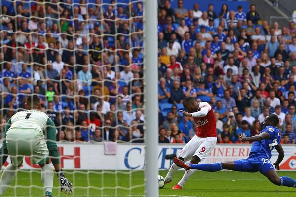 Lacazette eases Arsenal’s travel sickness at Cardiff