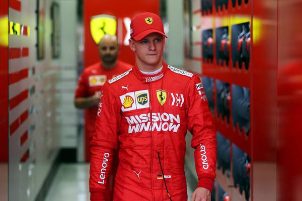 Mick Schumacher clocks second fastest time in Ferrari test debut