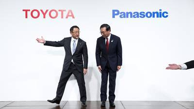 Toyota and Panasonic consider joint development of electric vehicle batteries