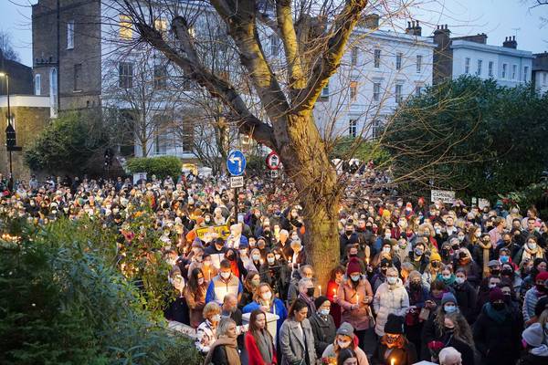 Ashling Murphy: People gather for vigils around world