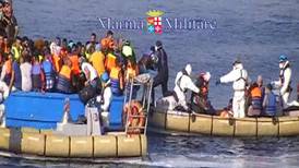 Migrants suffocated in overcrowded boat, says Italian navy