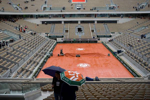 French Open washout throws schedule into disarray