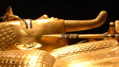 Tut, tut: Tutankhamun’s beard ‘hastily glued back on’