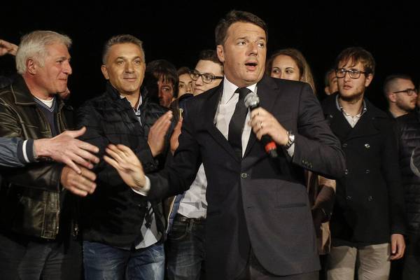 Italy’s Renzi regains party leadership with big primary win
