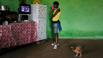 Soft singing and tears as a family filled with pride bids Madiba farewell