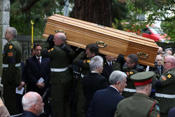 Integrity was hallmark of Liam Cosgrave’s life, mourners told