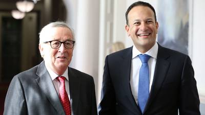 Ireland will not be isolated in Brexit talks, Juncker says