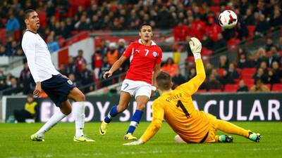 Sanchez strikes twice as Chile end England’s unbeaten record
