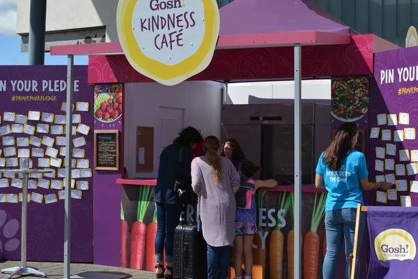 Random acts of decency at the Kindness Café earn diners a free lunch