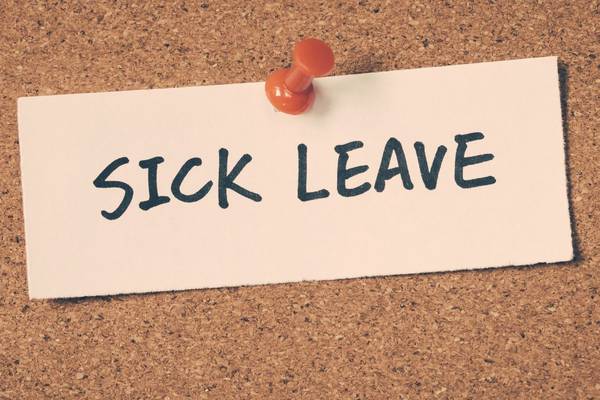 Cost of public sector sick leave up 20 per cent since 2015