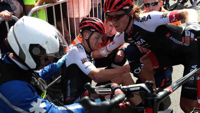 Sam Bennett  back in Tour de France school of hard knocks