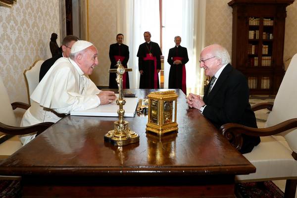 Higgins to discuss Covid vaccine inequality with pope in Rome